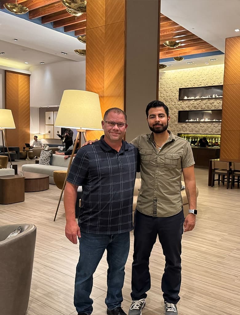 Mark (and Cooper) and Tadeo (Cuba) from Latino Web Studio