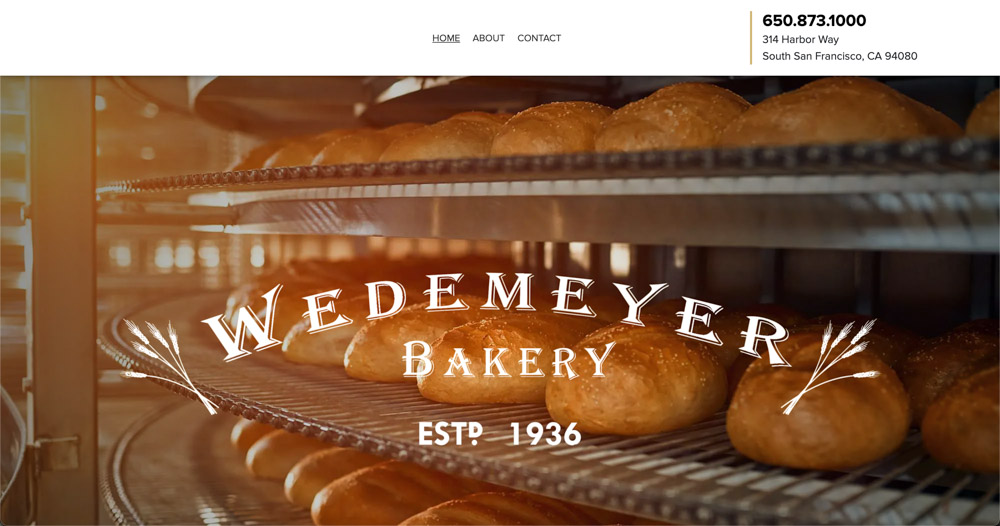 Brown-Surfing-Web-Development-Portfolio-Wedemeyer-Bakery